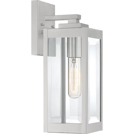 Quoizel Westover 1-Light Stainless Steel Outdoor Wall Lantern WVR8405SS
